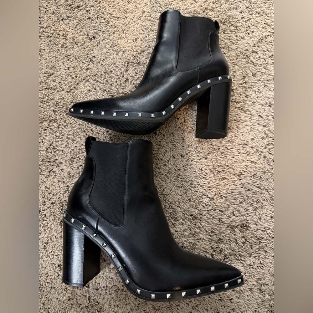 Charles by Charles David Black Dodger Studded Booties - Picture 5 of 11